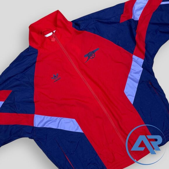 Adidas Originals OG Arsenal Track Jacket Gunners Size Medium  IS6503 Red Blue - Picture 6 of 6